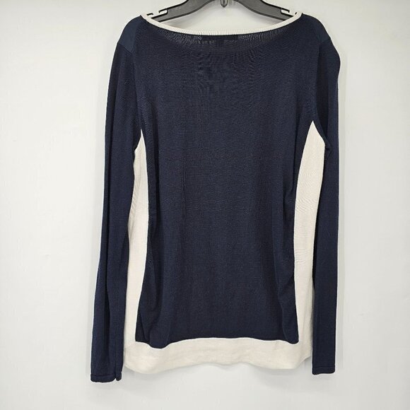 346 Brooks Brothers Navy-Blue Long Sleeve Top, minor flaws as show in picture - Picture 1 of 9